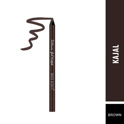 Swiss Beauty Intense Gel Kajal - (Brown) 1.2 gm - Kajal & Kohls