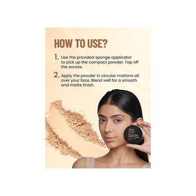 Swiss Beauty Everyday Matte Compact with SPF 10-Honey 9 gm - Compact Powder