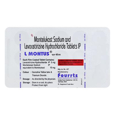 L Montus Tablet 15'S - Allergies-Ant