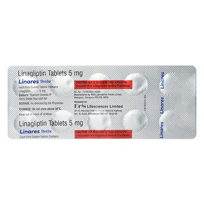 LINARES 5 Tablet 10's - Diabetes-Ant