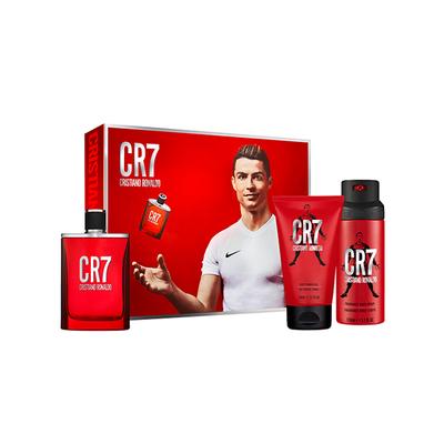 Cristiano Ronaldo CR7 Set (Eau De Toilette 100ml + Shower Gel 150ml + Deodorant Spray 150ml) 1's - Men Perfumes (Edt/Edp)