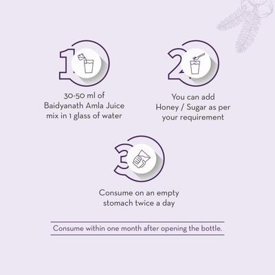 Baidyanath Amla Juice 1000 ml - Ayurvedic Juices