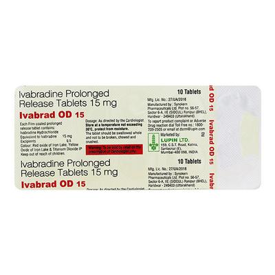 IVABRAD OD 15 Tablet 10's - Angina