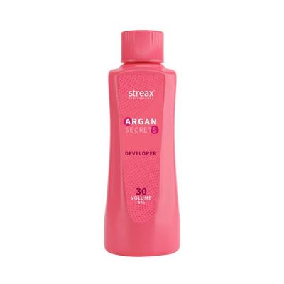 Streax Professional 30 Volume 9 % Developer for Argan Secret Colour 250ml - Crème