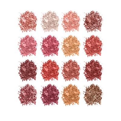 Miss Rose 16 Highly Pigmented Multi - Color Glitter & Matte Eyeshadow Palette 7001 - 007Z01 20 gm - Face Palettes