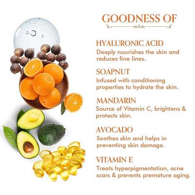 TAC The Ayurveda Co. Vitamin C,E and Hyaluronic acid Foaming Face Wash 100 ml - Personal Care (Ayush)