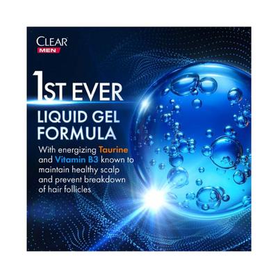 Clear Men Anti-Hair Fall Anti-Dandruff Shampoo with Vitamin B3 & Taurine 320 ml - Shampoos