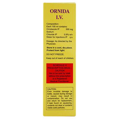 ORNIDA IV Infusion 100ml - Bacterial Infections-OAB