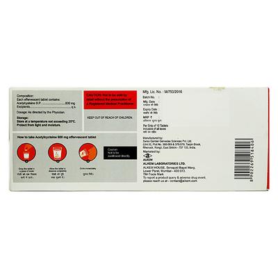 QUICNAC 600 SUGAR FREE ORANGE FLAVOUR Effervescent Tablet 10's - Cough And Cold-Cou