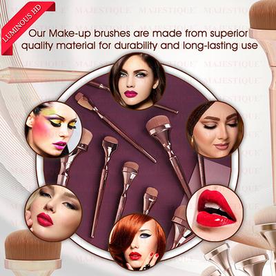 Majestique Premium Makeup Brush Set, Luminous HD Brush 9's - Makeup Kits & Sets