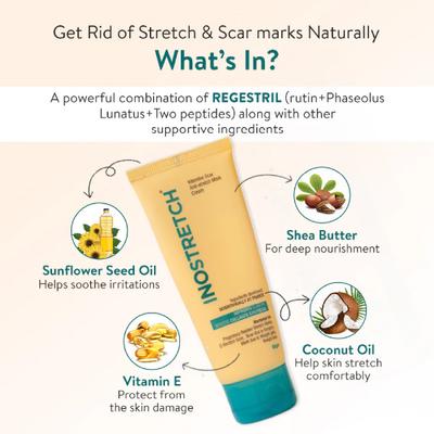 Inostretch Intensive Scar and Anti Stretch Mark Cream 60 gm - Skin-Treatment