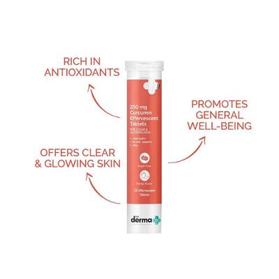The Derma Co. Curcumin Effervescent Tablets 100 gm - Calcium And Minerals