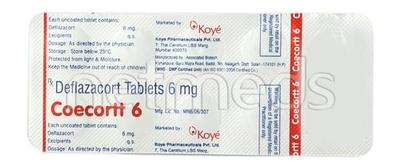 Coecortt 6mg Tablet 10'S - Hormonal Therapy-Imm