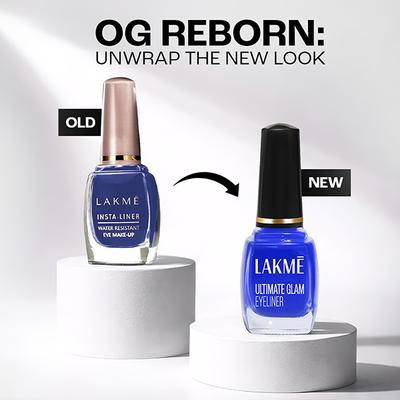 Lakme Ultimate Glam Eye Liner, Semi Matte, Blue, 9ml - Eyeliners