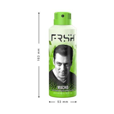 Frsh Dedorant Body Spray - Macho 200 ml - Men Deodorants/Roll-Ons
