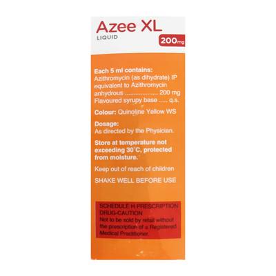 AZEE XL PEPPERMINT & ORANGE FLAVOUR 200mg Liquid 30ml - Bacterial Infections-Mac