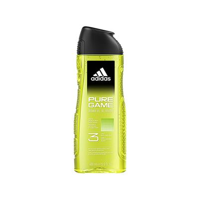 Adidas Pure Game Eau De Toilette 100ml + Deodorant Spray 150ml + 3-In-1 Shower Gel 400ml 3's - Men Deodorants/Roll-Ons