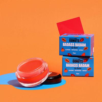 GONUTS By Bewakoof Badass Badam Lip Balm 30 gm - Lip Balms
