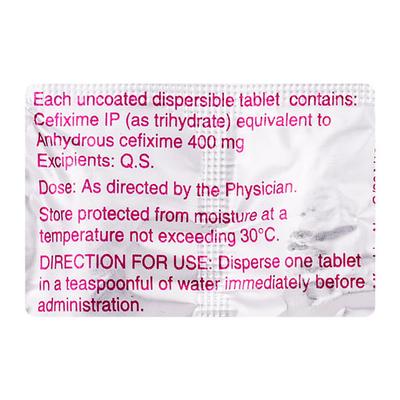 Ceftas 400mg Tablet 10'S - Bacterial Infections-Cep