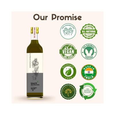 Essentia Extracts Combo of 2 Cold-pressed Onion Black Seed Oils, 50ml (25ml + 25ml) 2's - Massage Oils