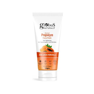Globus Naturals Papaya Face Pack, , Age Lock formula Pigmentation 100Gm - Masks & Peels