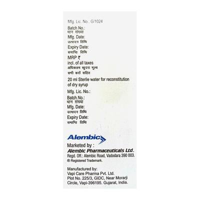 Cloff 125mg Mixed Fruit & Peppermint Flavour Dry Syrup 30ml - Bacterial Infections-Mac