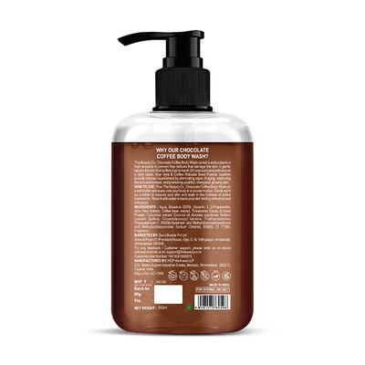 The Beauty Co. Body Wash Gel - Chocolate & Coffee 250 ml - Shower Gels & Body Wash
