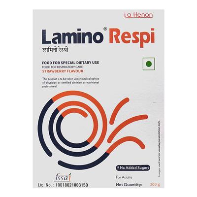 LAMINO RESPI NO ADDED SUGARS STRAWBERRY FLAVOUR Powder 200g - Supplements-Sup