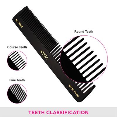 Vega General Grooming Hair Comb for Men and Women (VC2HMBC-114) 2's - Hair Combs
