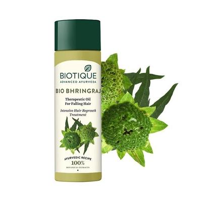Biotique Bhringraj Anti Hair Fall Therapeutic Hair Oil 120ml - Hair Oils