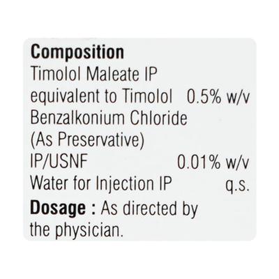 Glucomol 0.5% Eye Drops 5ml - Glaucoma-Ant