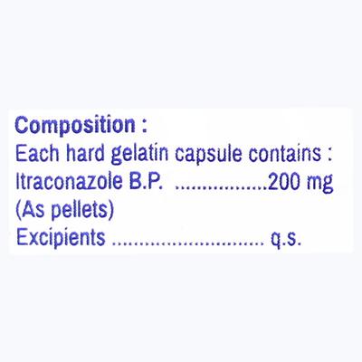 MITRAA 200 Capsule 10's - Fungal Infections-Anf
