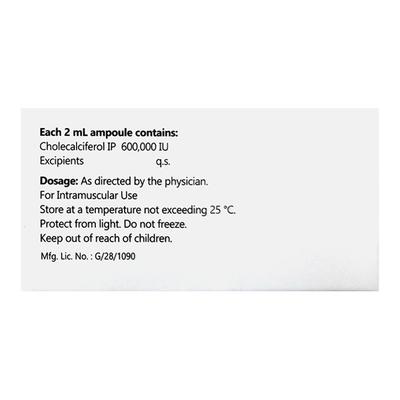 CALCIROL NU 60k Injection 2ml - Supplements-Vit