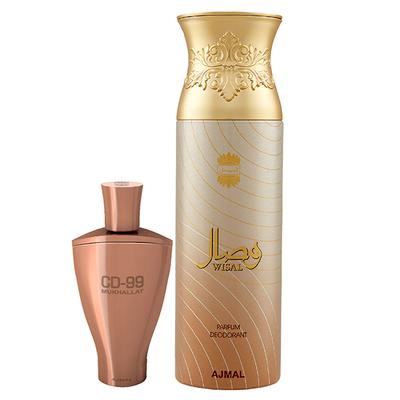 Ajmal Cd 99 Mukhallat Concentrated Perfume Oil Floral Oriental And Wisal Deodorant Floral Musky Fragrance 214 ml - Perfumes (Edt/Edp)