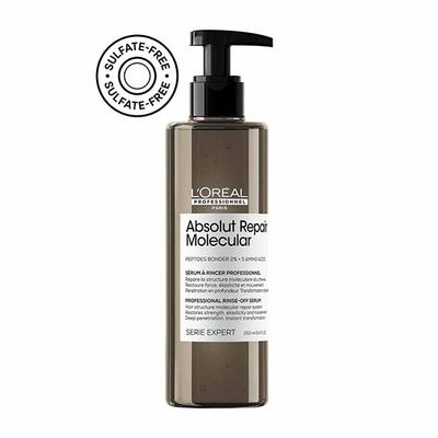 L'Oreal Professionnel Absolut Repair Molecular Deep Repairing Hair Rinse-Off Serum for Damaged Hair 250 ml - Hair Serums