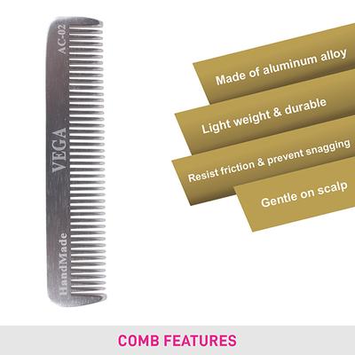 Vega Pocket Comb (AC - 02) 26 gm - Hair Combs