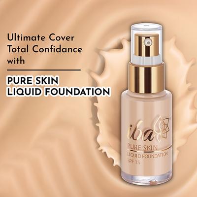 Iba Pure Skin Liquid Foundation SPF 15 01 Ivory Fair 30ml - Foundation
