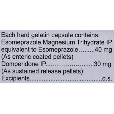 ESOKEM D Capsule 15's - Ulcer/Reflux/Flatulence-Aaa
