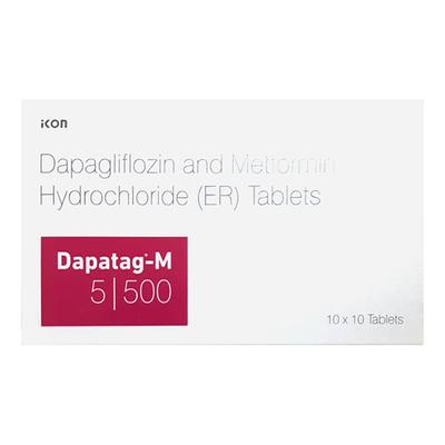 DAPATAG M 5/500 Tablet 10's - Diabetes-Ant