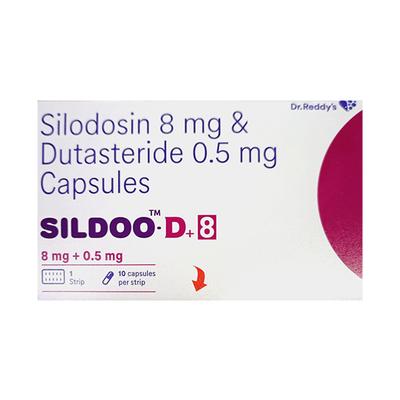 SILDOO D + 8 Capsule 10's - Bladder And Prostate Disorders-Dru