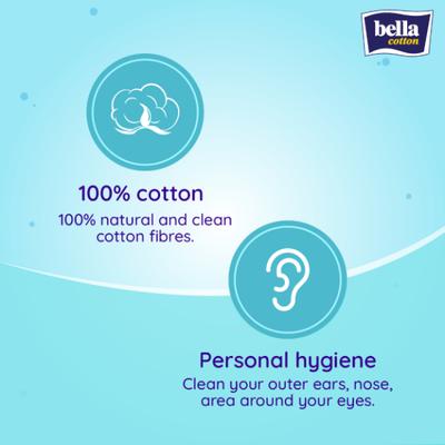 Bella Paper Cotton Care Buds Box 200's - Cotton Buds & Balls