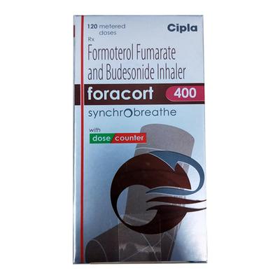 FORACORT 400 SYNCHROBREATHE 120md Inhaler 1's - Asthma/COPD-Ast