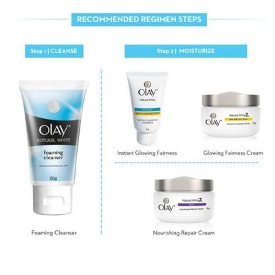 Olay Natural Aura Instant Radiance Glowing Cream with UV Protection 40gm - Face Moisturizers