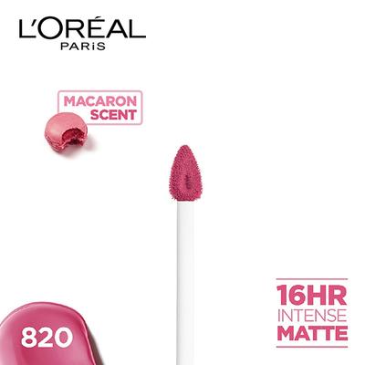 L'Oreal Paris Infallible Ultra Matte Liquid Lipstick, Les Macarons, 820 Praline Of Paris 5 Gm - Liquid Lipsticks