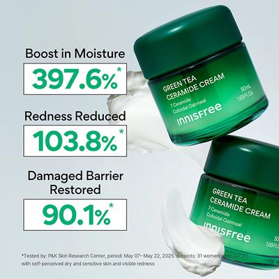 Innisfree Green Tea Ceramide Cream 50 ml - Face Moisturizers
