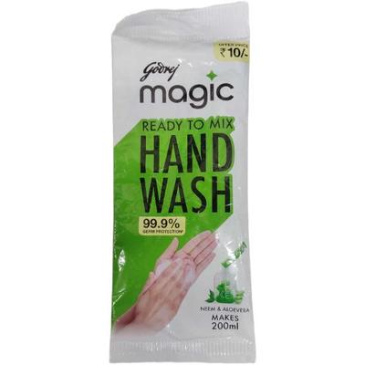 Godrej Magic Neem & Aloevera Ready To Mix Hand Wash 9 gm (Refil Pack) - Hand Wash & Soaps