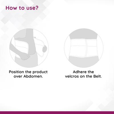 Flamingo Abdominal Belt Post Pregnancy (OC2520) (XXL) 1's - Back/Abdomen Supports