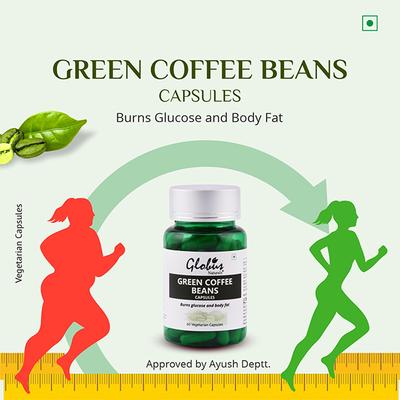 Globus Naturals Green Coffee Beans Weight Management Capsules 1's - Weight Loss