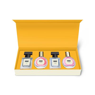 Engage Luxury Perfume Unisex Gift Pack for Men + Women, Travel Sized Assorted Pack 25ml each 4's - Men Perfumes (Edt/Edp)