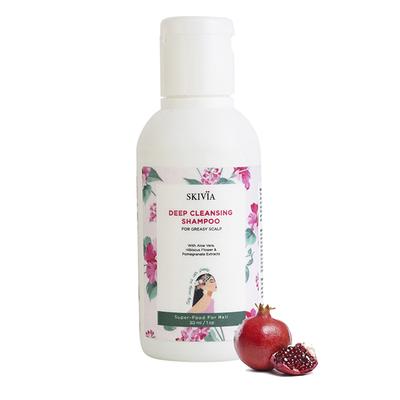 Skivia Deep Cleansing Mini Shampoo with Vitamin E & Aloe Vera -Unisex 30 ml - Shampoos